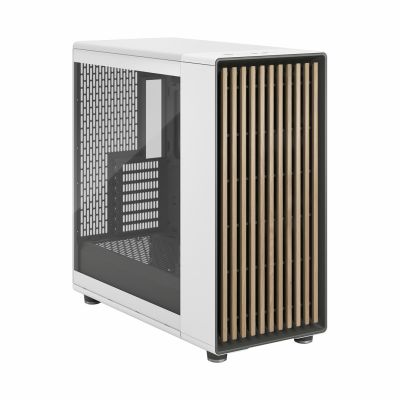 2. Fractal Design North XL Midi Chalk TG Klarsichthülle (Weiß, Transparente Seite)