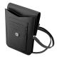 4. Guess Handtasche GUWBSATMBK schwarz / schwarzes Saffiano-Dreieck