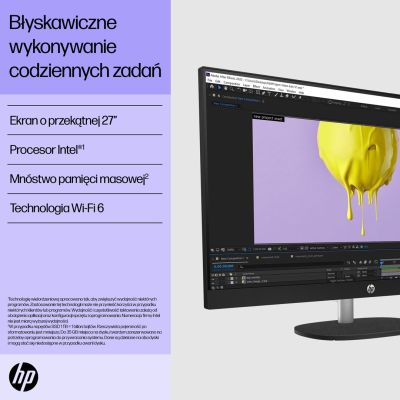 9. HP All-in-One 27-cr0224nw i5-1335U 27,0" FHD IPS 300 Nits AG 16 GB DDR4 3200 SSD512 Iris Xe Grafik LAN-Kamera 1080p + IR Kein Betriebssystem Gehäuse Weiß Gehäuse Weiß 2 Jahre