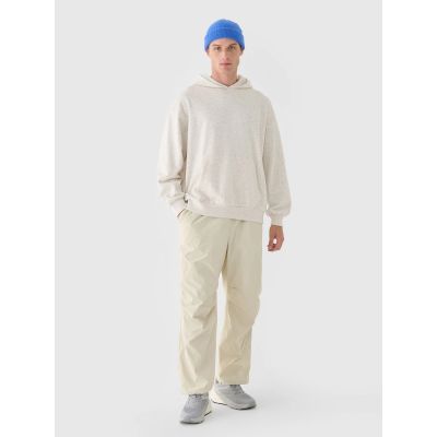 4. Herren-Sweatshirt mit Kapuze, offen, 4F 4FWAW24TSWSM1310-11S