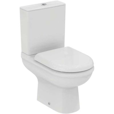 Stan Exacto Toilette mit Deckel, weiß