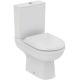 Stan Exacto Toilette mit Deckel, weiß