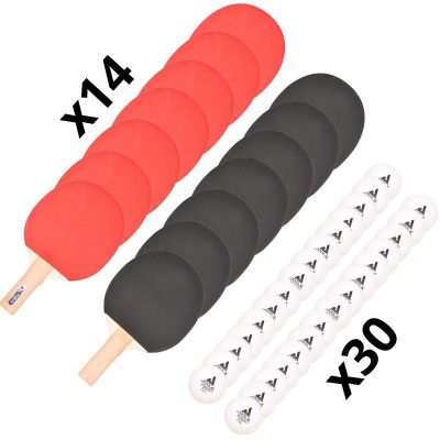 9. JOOLA Tischtennisset in Tasche, 14 Schläger, 30 Bälle
