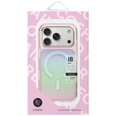7. Uniq Coehl Estelle Magnetische Ladehülle für iPhone 18 Pro Max / 17 Pro Max – Pink