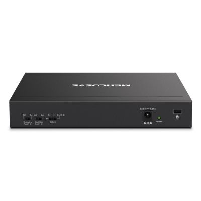 4. Mercusys MS110CP Netzwerk-Switch mit PoE-Unterstützung, Schwarz