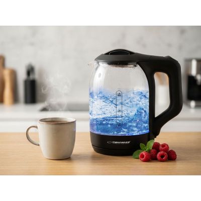 13. Esperanza YUKON EKK025K Wasserkocher (1500W 1,7l; transparent)