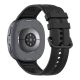2. Tech-Protect Silikon-Evo-Armband für Samsung Galaxy Watch 40/44/46 mm – Schwarz
