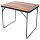 4. Klappbarer Campingtisch 80 x 60 x 70 cm, Holz