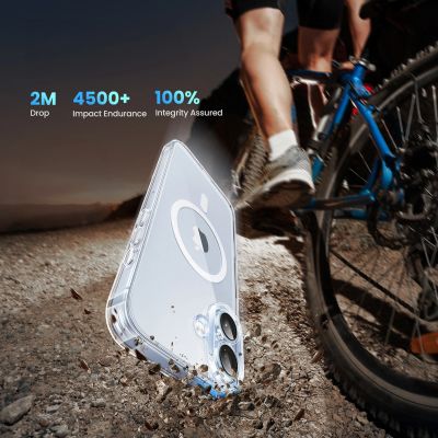 4. Ugreen Classy Clear Magnetische Hülle für iPhone 16 Plus – transparent