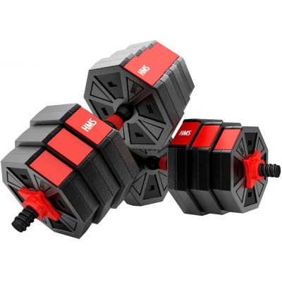 4. Verbundhantel HMS SGC20 20kg + Langhantel