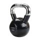 4. Kettlebell Gusseisengriff Chrom gerändelt HMS KTC20 SCHWARZ 
