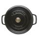 4. Staub Runder Gusseisentopf – 3,8 l, Schwarz