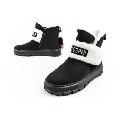 8. Lee Cooper Damen Stiefel Winterstiefel modisches Schaffell isoliertes Leder