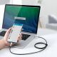 14. Baseus Cafule Series Metal Data USB-C / USB-C PD QC SCP 100W 5A 2 m Kabel - Grün