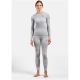 4. Damen-Thermounterhemd Odlo Active Warm X Pow BL Top Crew Neck L/S – Silver Grey, Größe: M