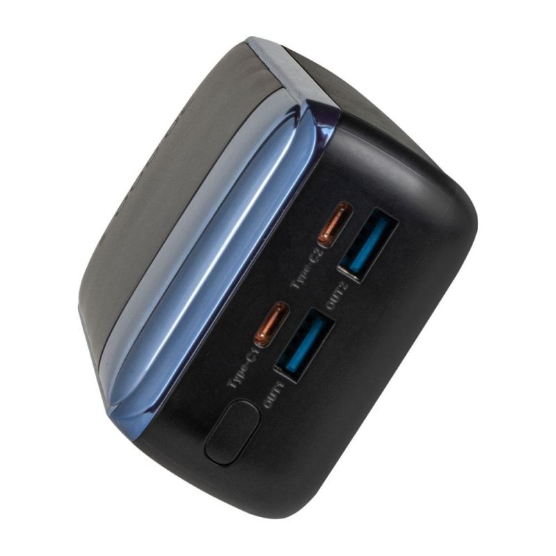 9. Rivacase VA1080 Lithium-Polymer (LiPo) Powerbank 30000 mAh Schwarz, Blau