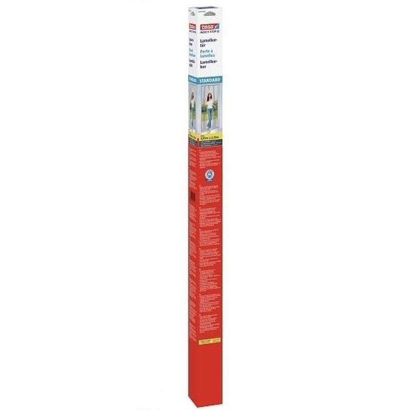 3. Tesa Moskitonetz Türlamelle schwarz 0,95 m x 2,2 m Standard