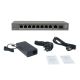 6. LevelOne PoE+ Switch 8xGE PoE/1xGE/1xSFP 120W unmanaged.Kunststoff
