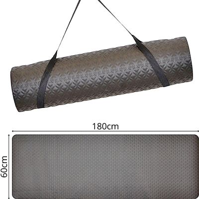6. FITNESSMATTE NBR RUTSCHFEST XQMAX SCHWARZ