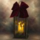4. LED-Adventslaterne, 30 cm, 3 Kerzen