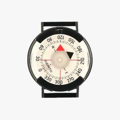 Suunto M-9 Magnetischer Navigationskompass, Schwarz, Weiß
