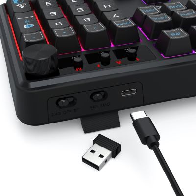 9. REDRAGON K526BB-WL Tastatur Schwarz
