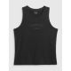 5. Ärmelloses Herren-T-Shirt mit Aufdruck, reguläre Passform, 4F 4FRSS26TSLEM331-20S