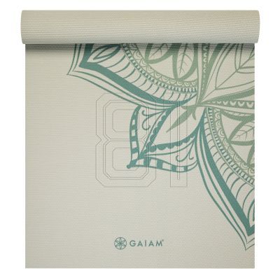 5. Gaiam Vintage Green Point Yogamatte 5MM 64949