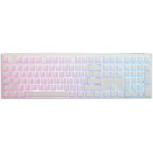 Ducky One 3 RGB Gaming-Tastatur USB QWERTY US Englisch Weiß