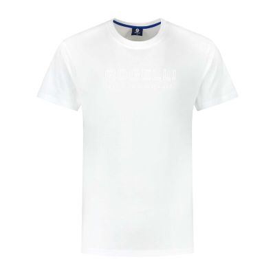 Rogelli Herren-T-Shirt mit Logo, weiß, Größe 3XL
