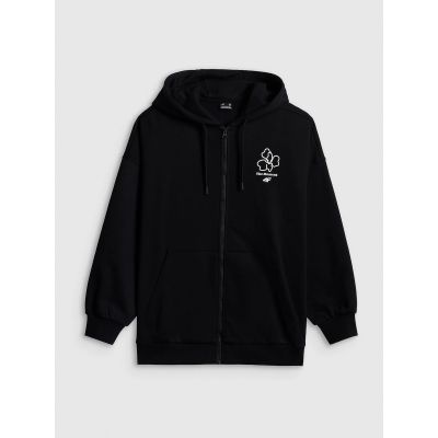 7. Lockerer Damen-Sweatshirt mit Kapuze 4F 4FRSS26TSWSF2838-20S