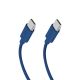 SBS TECABLETISSUETCB USB-C – USB-C-Kabel 1,5 m 60 W geflochten – blau