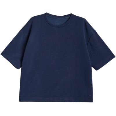 2. Damen-T-Shirt 4F F3489 marineblau 4FWAW26TTSHF3489 31S