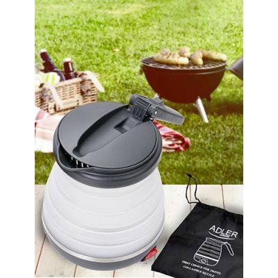 8. Adler AD 1279 Wasserkocher (750 W, 0,6 l; weiß)