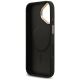 7. Guess 4G Strass Logo & Big Strap Metal Buttons MagSafe Hülle für iPhone 17 - Schwarz