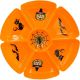 7. Halloween-Snackschale, Durchmesser 30 cm