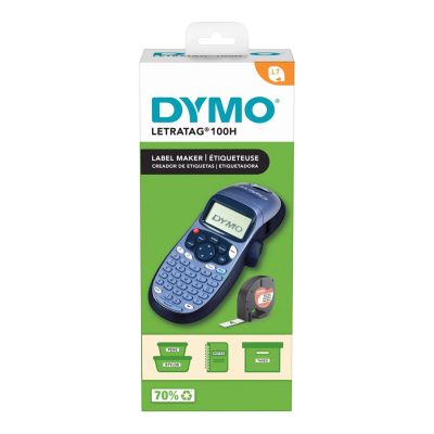 16. DYMO LetraTag LT-100H + Etikettendrucker mit Klebeband, 160 x 160 dpi, 6,8 mm/s, ABC