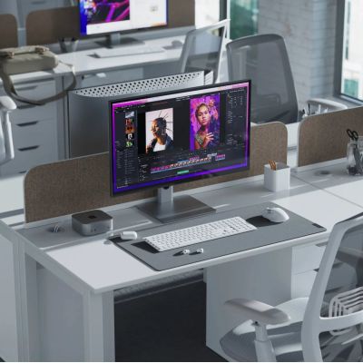 6. ALOGIC 27C5KPDT Computermonitor 68,6 cm (27") 5120 x 2880 px 5K Ultra HD LED-Touchscreen Mehrbenutzerfähig Schwarz, Silber