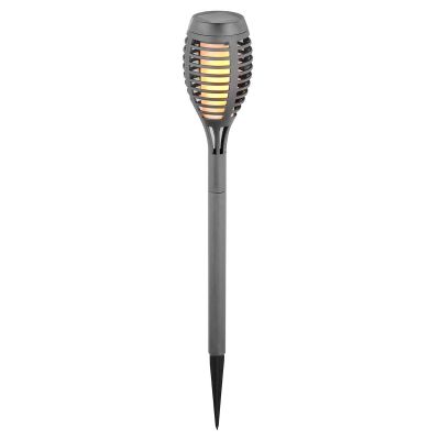 12. Solar-Taschenlampe mit tanzenden Flammen, 12 SMD-LEDs, 7,5 x 7,5 x 46,5 cm, 5er-Set