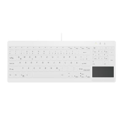 5. Aktive USB-Tastatur AK-C7412F-GUS-W/GE QWERTZ Deutsch Weiß