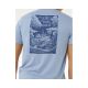 5. Herren RIP CURL Keep On Trucking Kurzarm-T-Shirt Blau