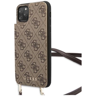 2. Guess 4G Crossbody-Hülle für iPhone 11 Pro Max – Braun