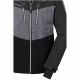 2. Killtec KSW 45 Herren Zip-Up Skijacke mit abnehmbarer Kapuze, Grau/Schwarz (38699/238)