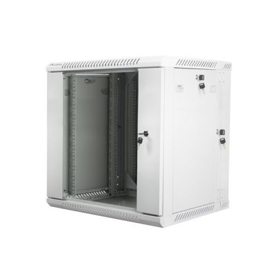 8. Lanberg WF02-6612-10S Rack-Schrank (635 mm / 600 mm / 600 mm; Wandmontage; grau)