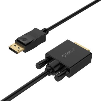 2. Orico XD-DTD DisplayPort auf DVI 4K Kabel 1m - Schwarz