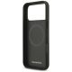 10. Mercedes Leather Large Laurel Leave MagSafe Case für iPhone 17 Pro Max – Schwarz und Grau