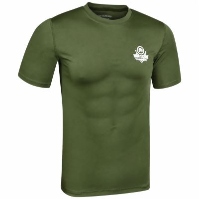 13. Herren-Kompressionsshirt ARMY GREEN COMBATWEAR | DBX Bushido