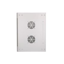 Extralink 12U 600x450 ASP Grauer Wandschrank, Tür aus massivem Blech
