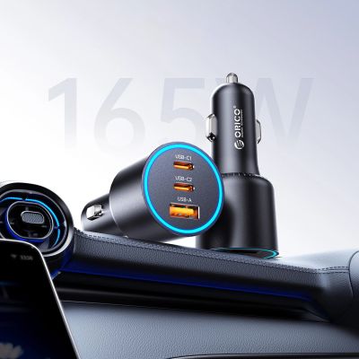 2. ORICO HyperDrive 165W 1A2C Triple-PD-Autoladegerät