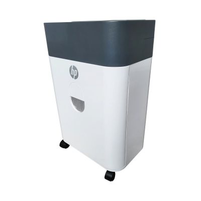 16. HP ONESHRED Auto 100CC Papiervernichter, Weiß und Grau